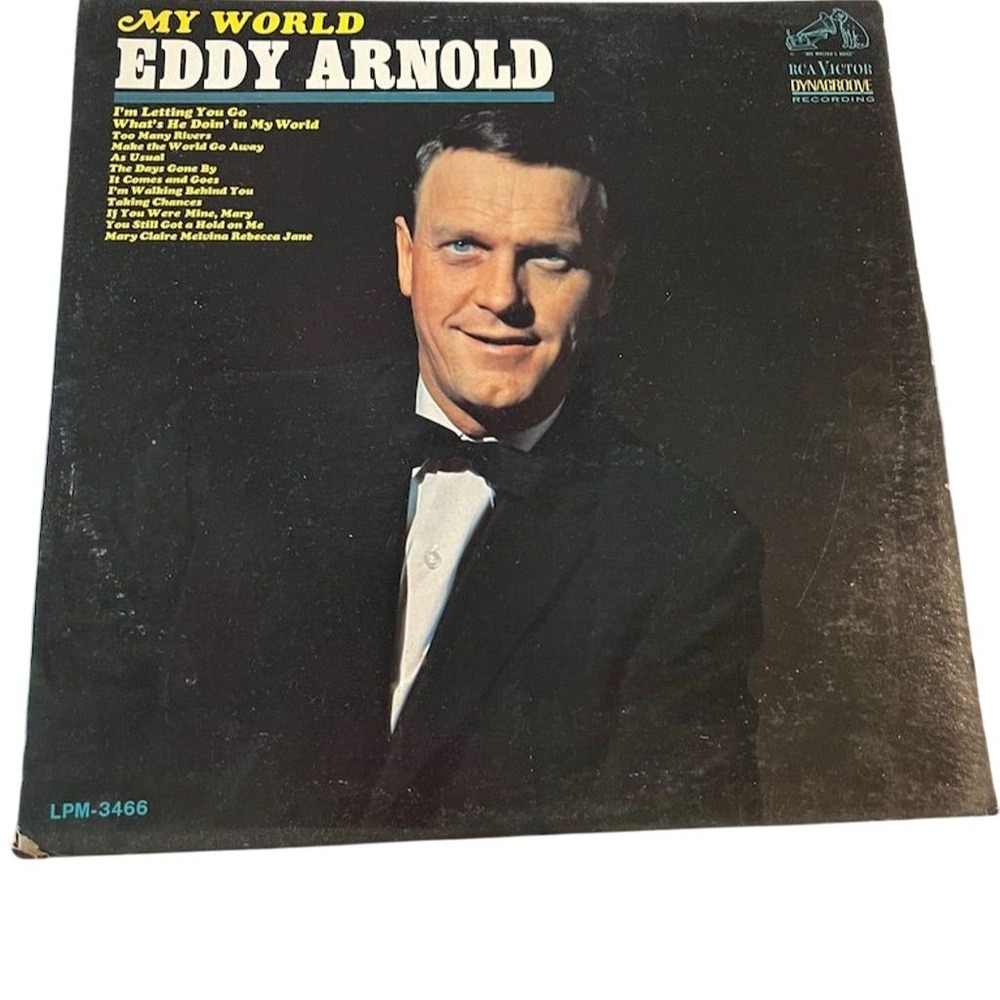 Eddy‎ Arnold "My World" Country Vinyl LP 12" RCA Victor tested